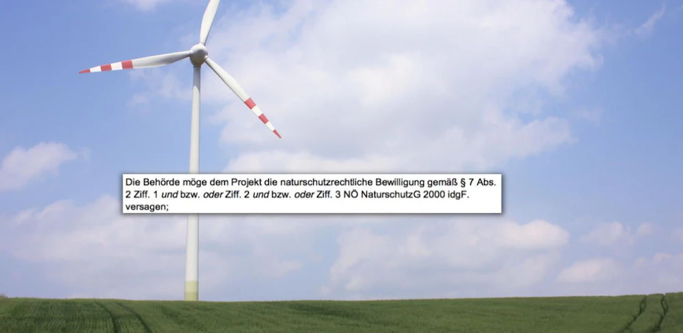 Die Umweltanwaltschaft rät der BH vom Projekt ab.