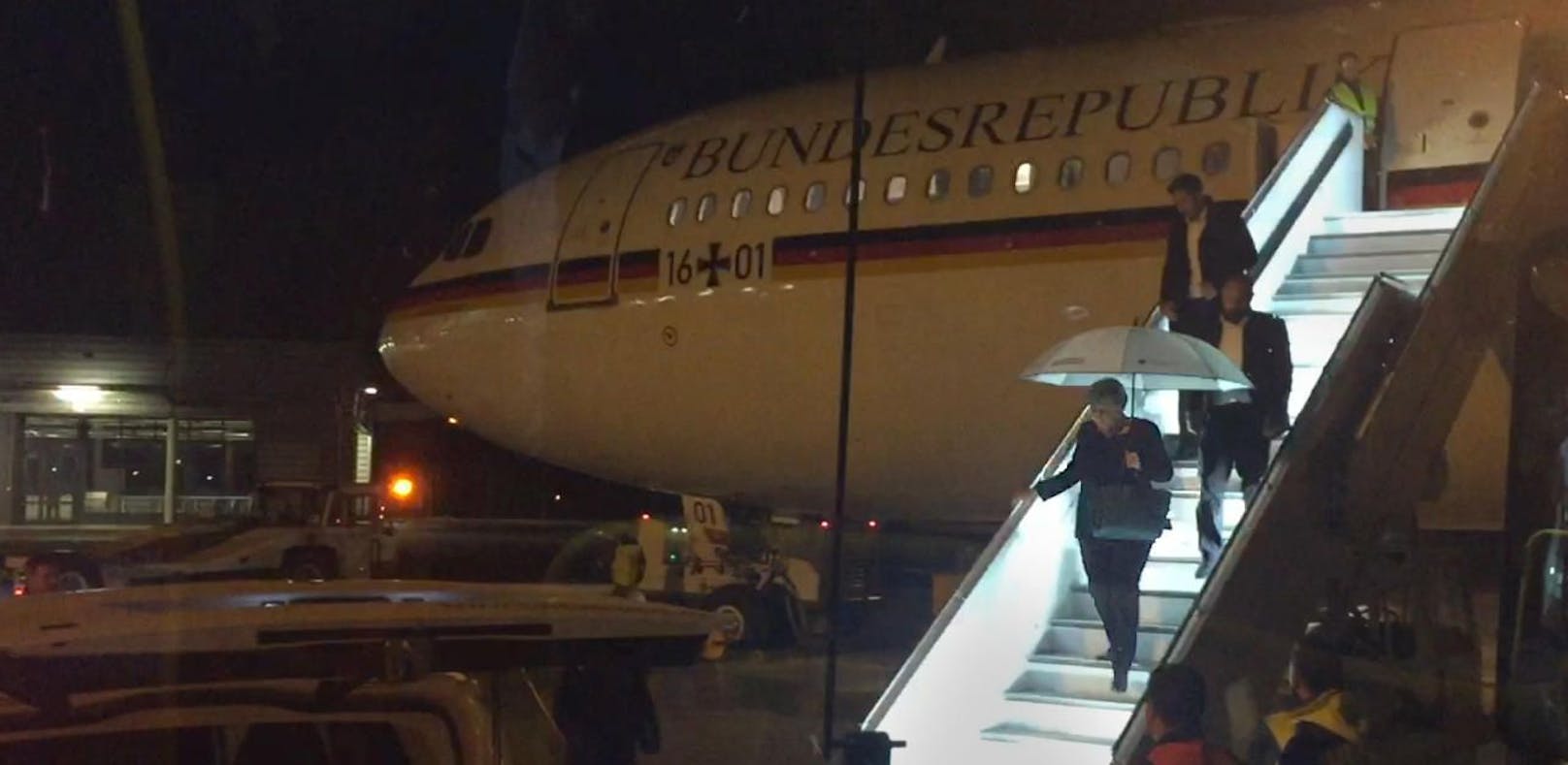Gefährlicher Notfall an Bord von Merkels Flieger