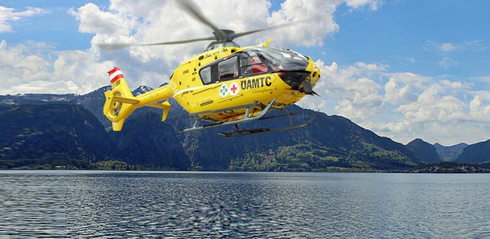 Der Taucher musste mit dem Rettungsheli in eine Spezialklinik geflogen werden.