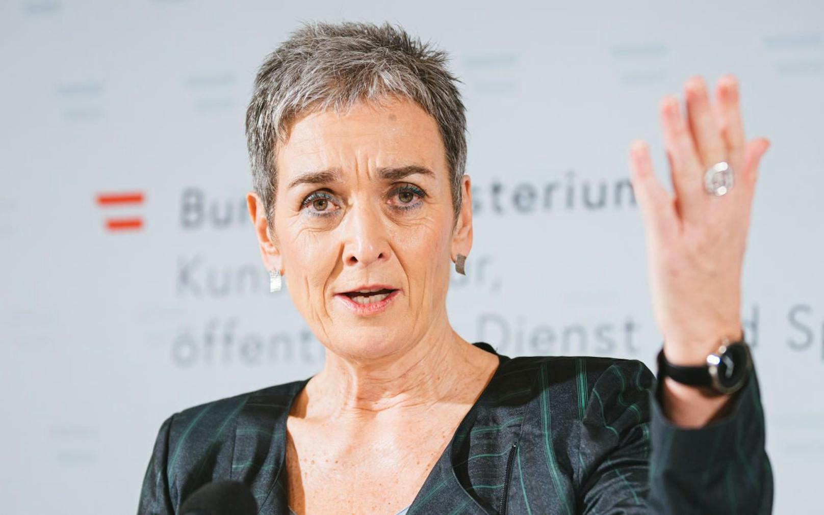 Ulrike Lunacek (Grüne) ist Staatssekretärin im Bundesministerium für Kunst, Kultur, öffentlicher Dienst und Sport