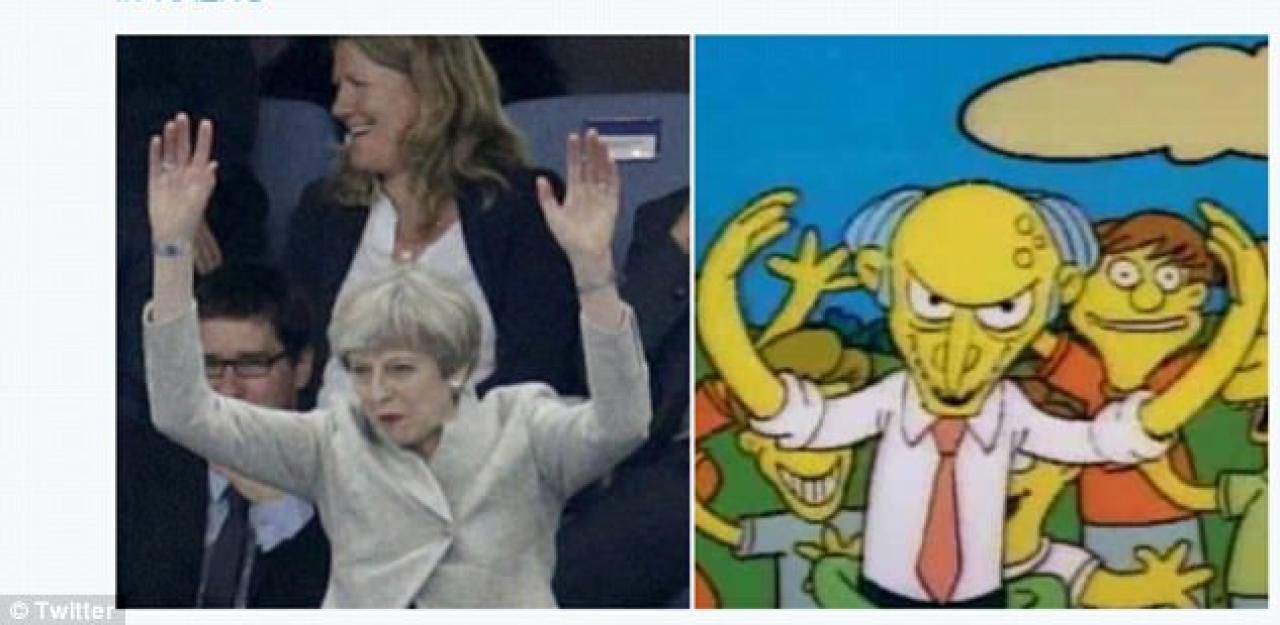 Heute.at - Theresa May sorgt mit La Ola für Riesenwelle