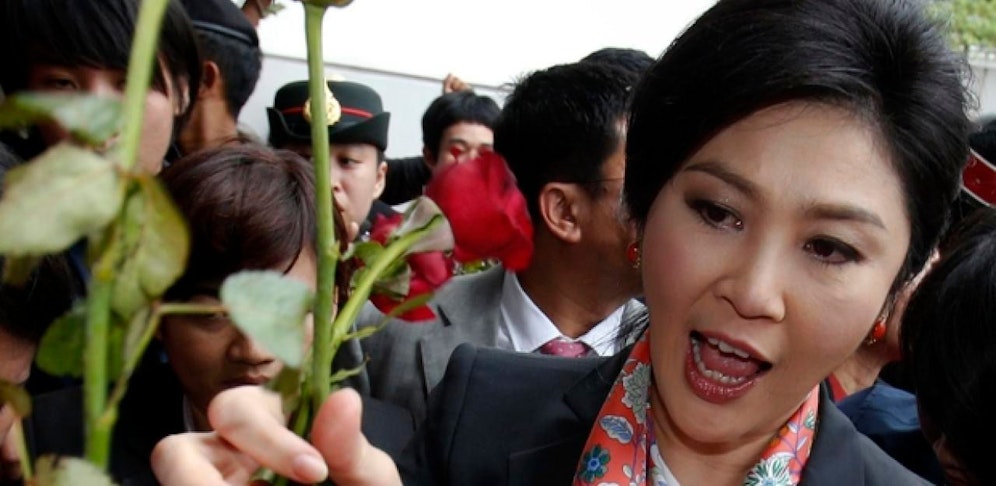 Thailands Ex-Regierungschefin Yingluck Shinawatra - ein Bild aus besseren Tagen. 