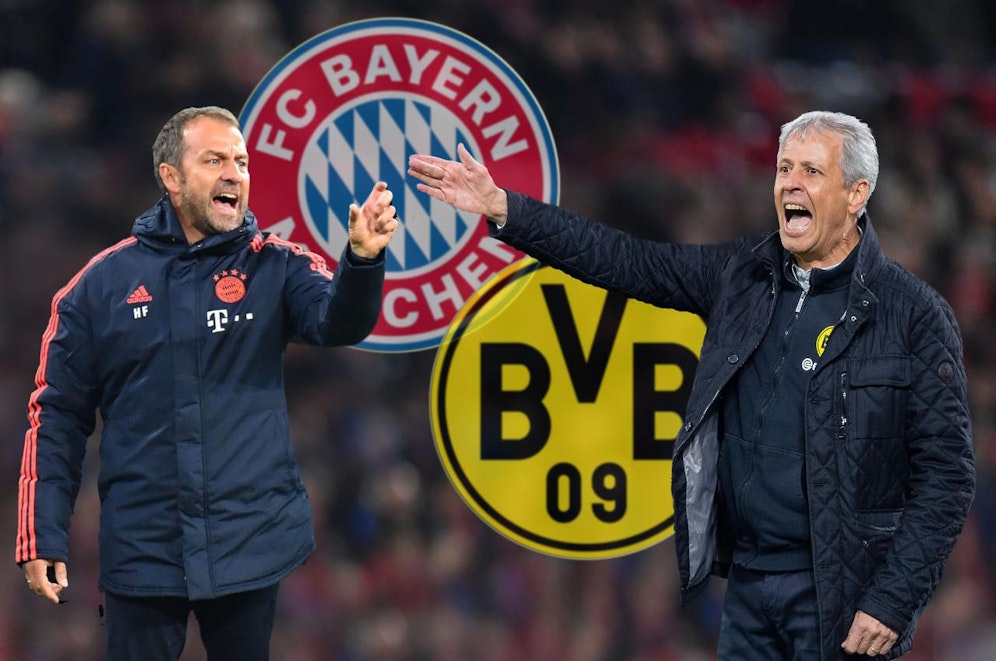 Hansi Flick gegen Lucien Favre.