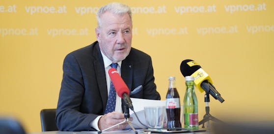 ÖVP NÖ-Klubobmann Klaus Schneeberger am Donnerstag, den 23. Mai 2019, in Sankt Pölten.