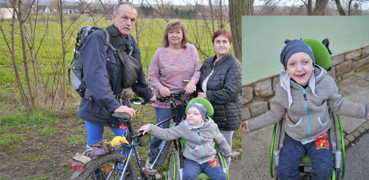 Heute.at - Spenden für Bub (6): Mann radelt nach Rom