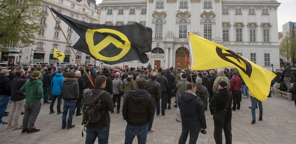 Symbolbild: Demo der Identitären