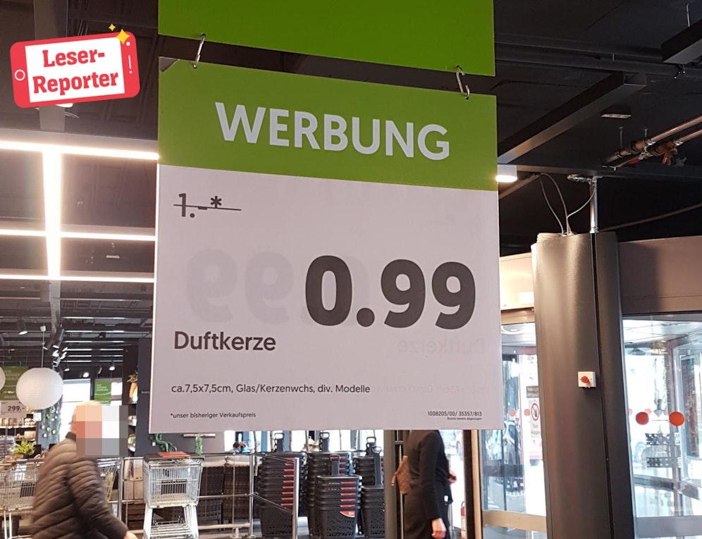 Rabatt-Fail in einem Einrichtungshaus in Niederösterreich. 