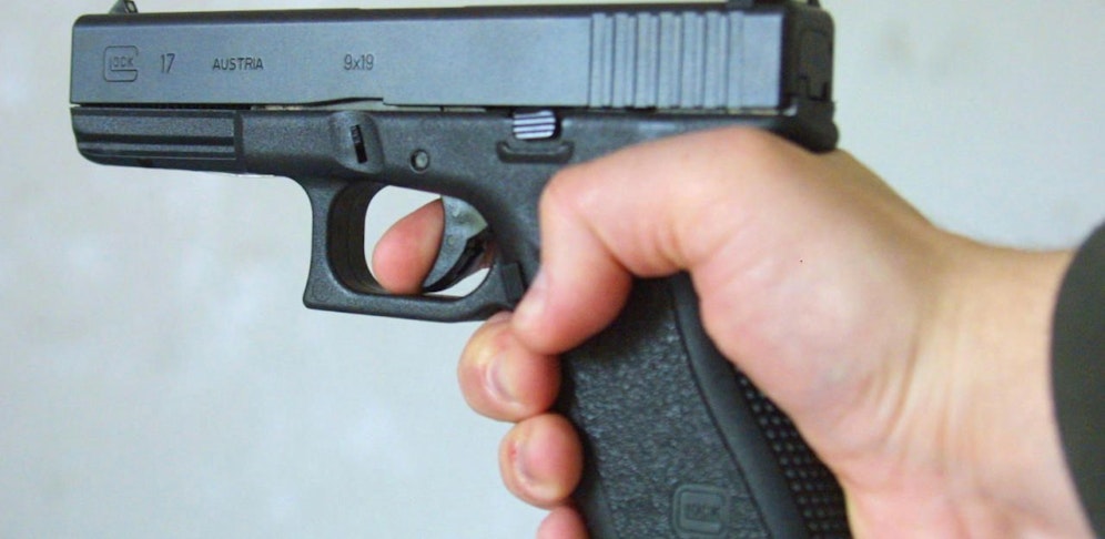 Halbautomatische Pistole vom Typ "Glock 17"