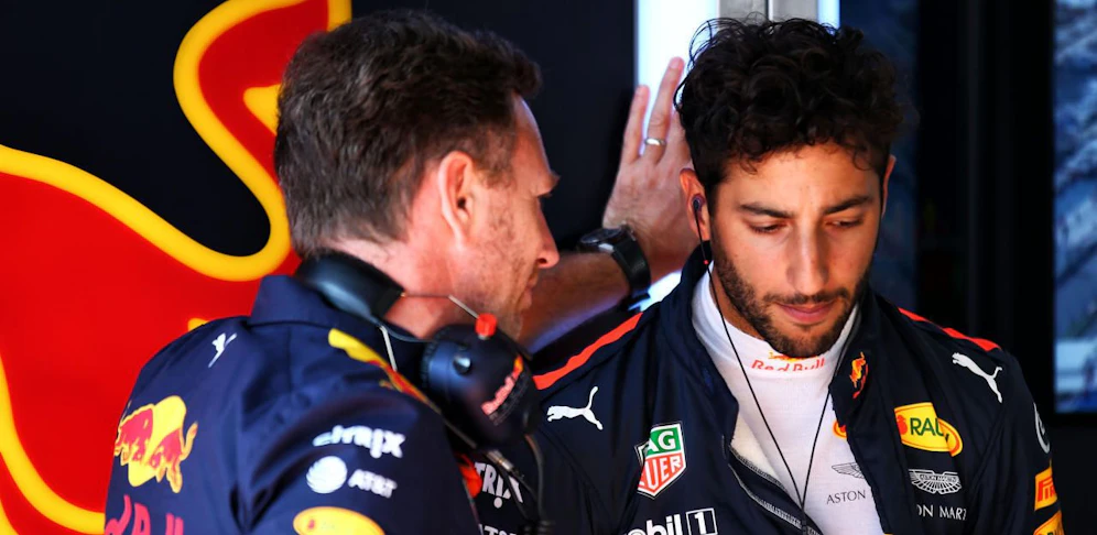 Christian Horner, Daniel Ricciardo