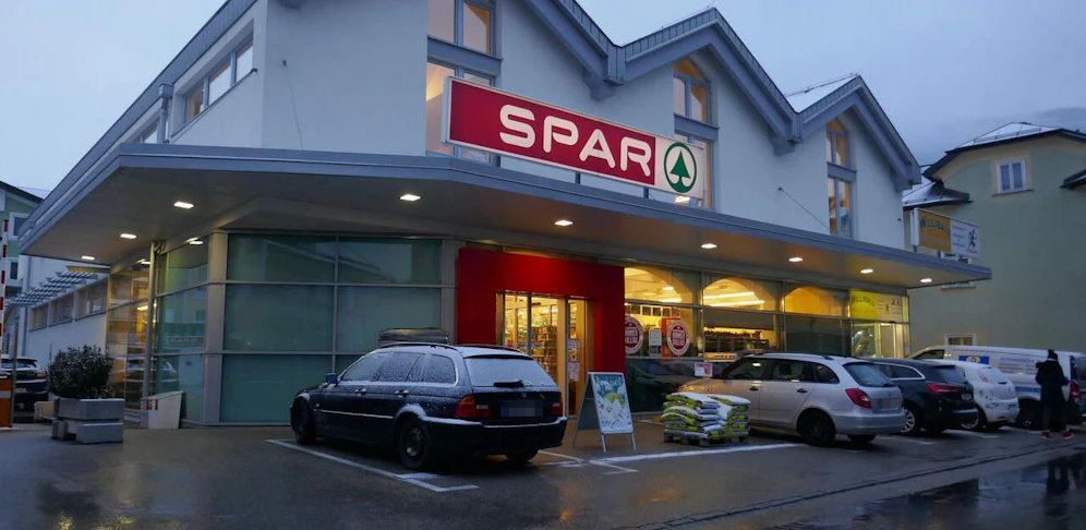 Der Unfall passierte vor einem "SPAR" in Mondsee