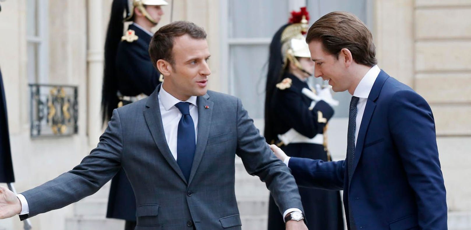 Im Jänner besuchte Bundeskanzler Sebastian Kurz (ÖVP) den französischen Präsidenten Emmanuel Macron in Paris.