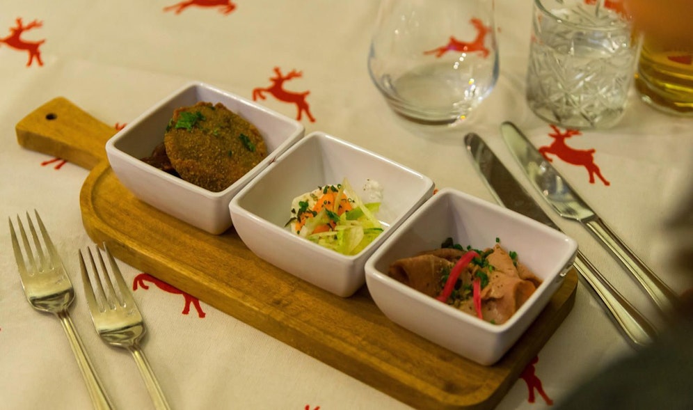 Die Vorspeisen aus Österreich.