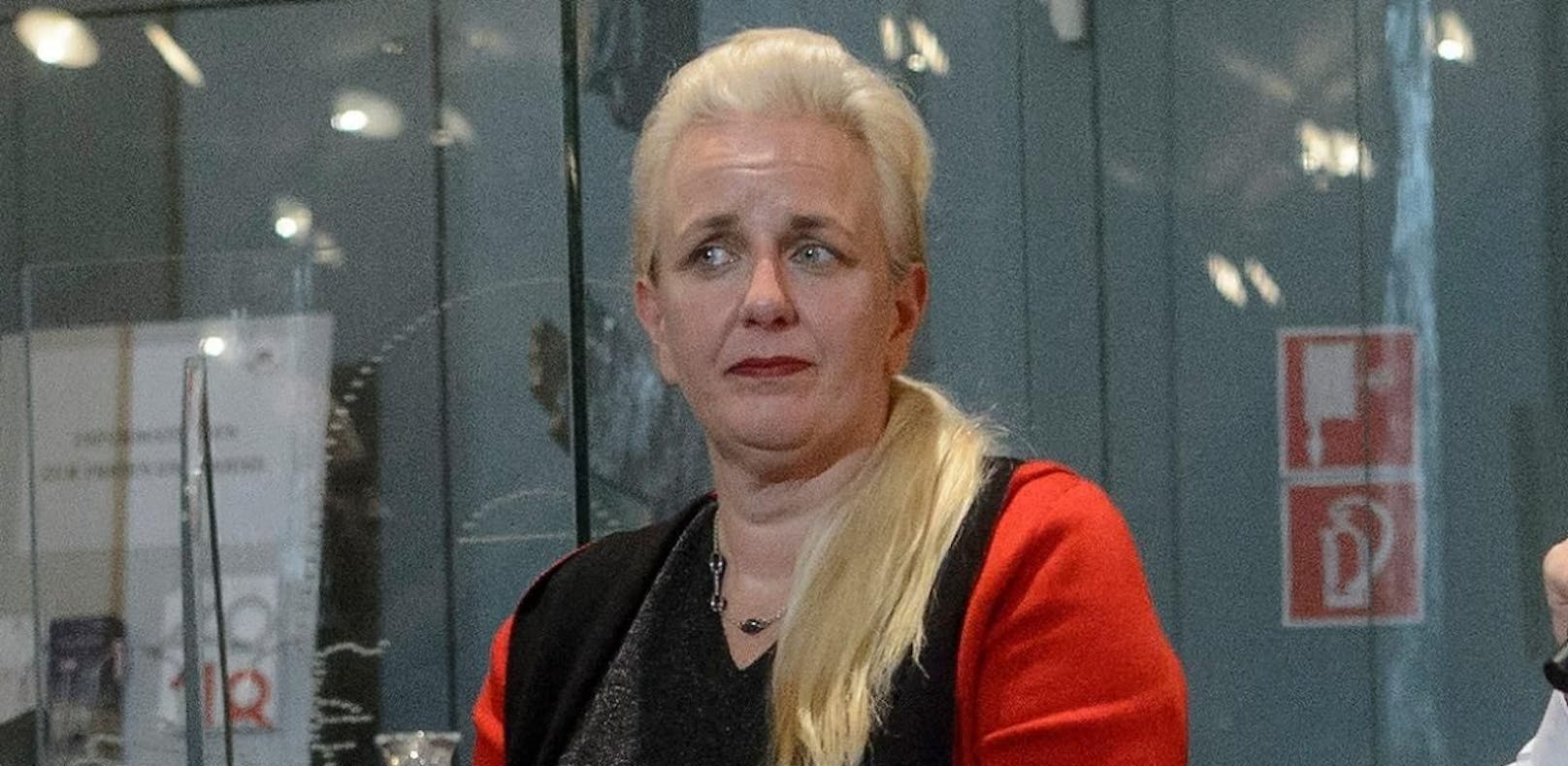 Daniela Kickl bei einer Podiumsdiskussion im Dezember 2018 in der Wiener Hofburg.