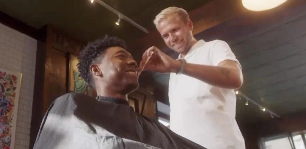 David Alaba und sein Friseur Gogi