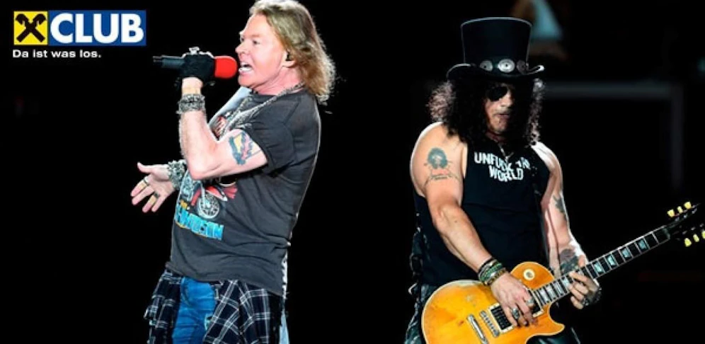 Guns N' Roses treten am 10. Juli 2017 im Wiener Ernst Happel Stadion auf: "Heute" verlost dazu 2 x 2 Karten!