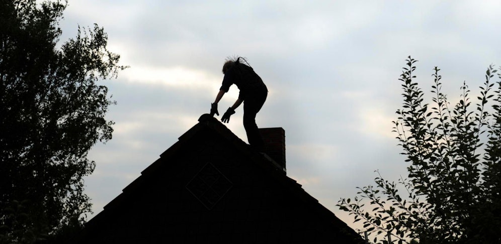 Rauchfangkehrer in Aktion.