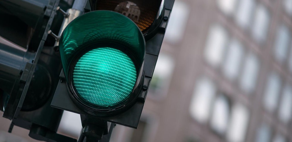 Eine Ampel zeigte mit Sicherheit grün, die zweite vermutlich nicht.