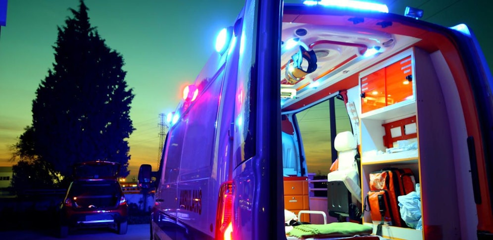 Der Mann wurde in das LKH Dornbirn eingeliefert