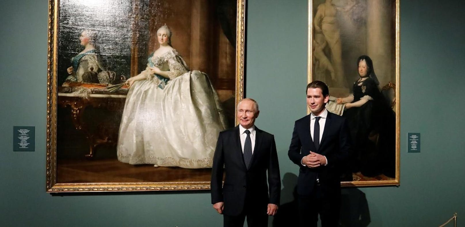 Kurz bringt die Kaiserin zu Putin nach St. Petersburg