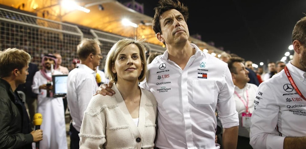 Susie und Toto Wolff in Bahrein
