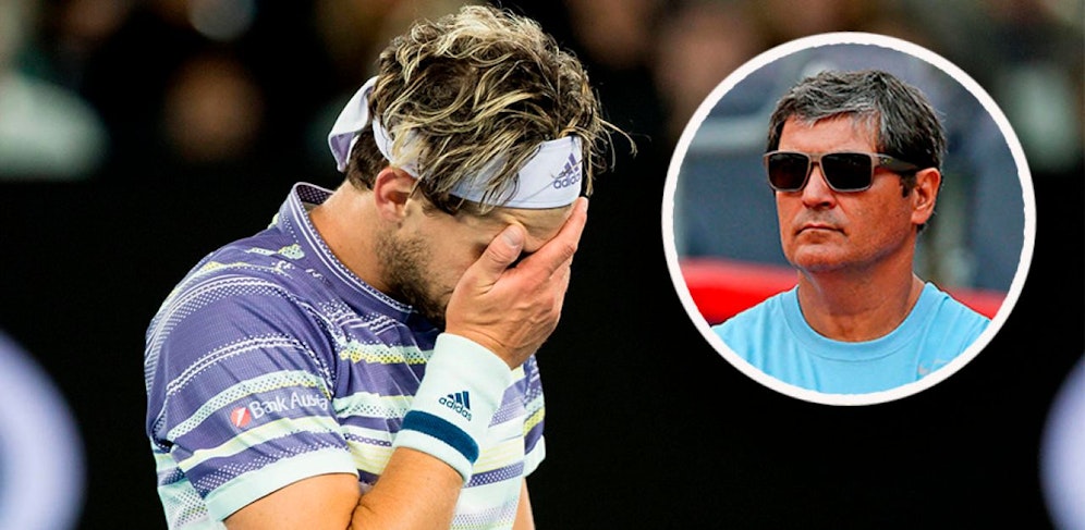 Toni Nadal sieht einen Fehler bei Dominic Thiem