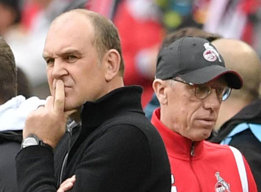 Jörg Schmadtke (l.) und Peter Stöger gehen getrennte Wege.