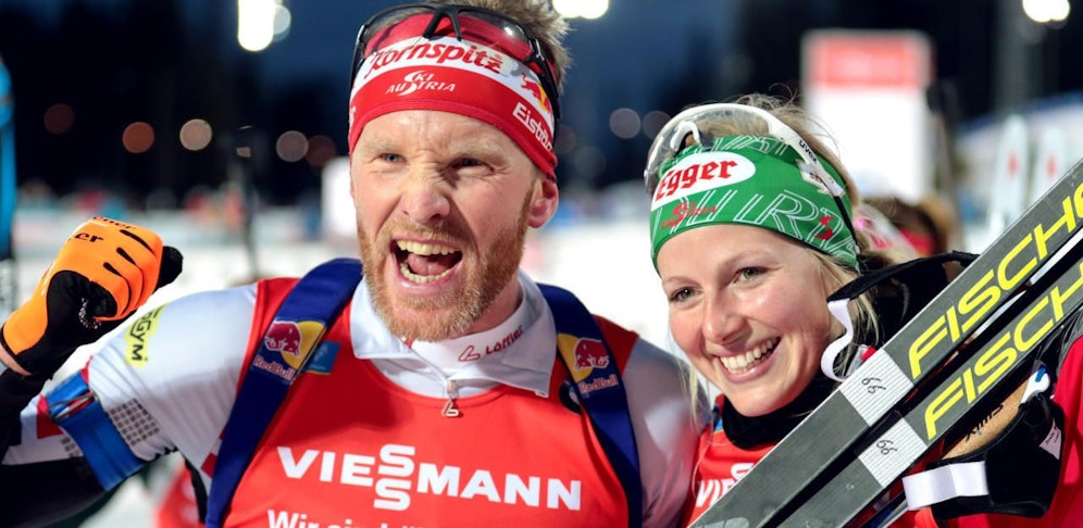 Lisa Hauser und Simon Eder siegten zum Weltcup-Auftakt in Östersund