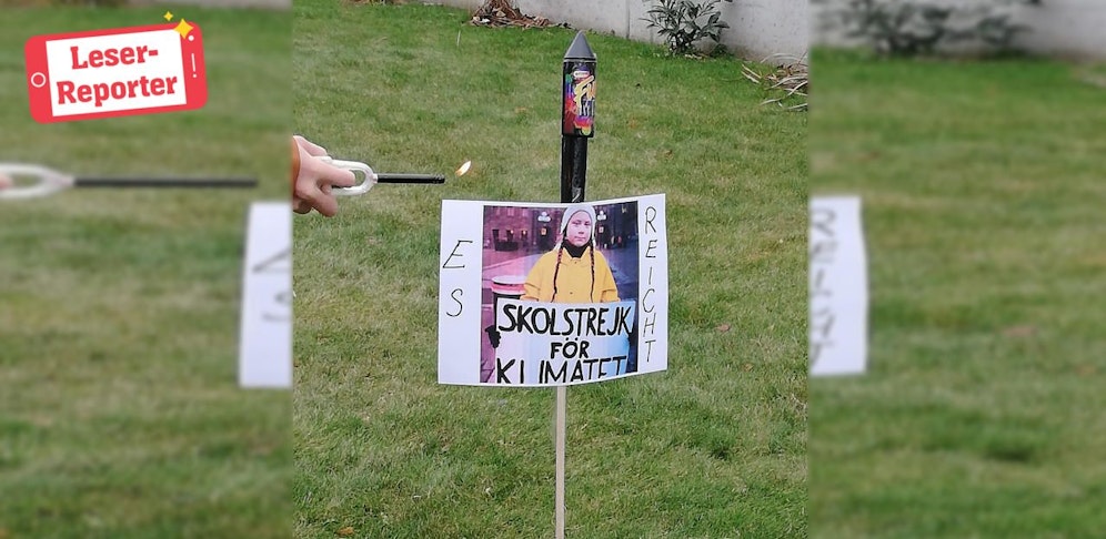 Andreas hat die Nase voll von der schwedischen Klimaaktivistin.