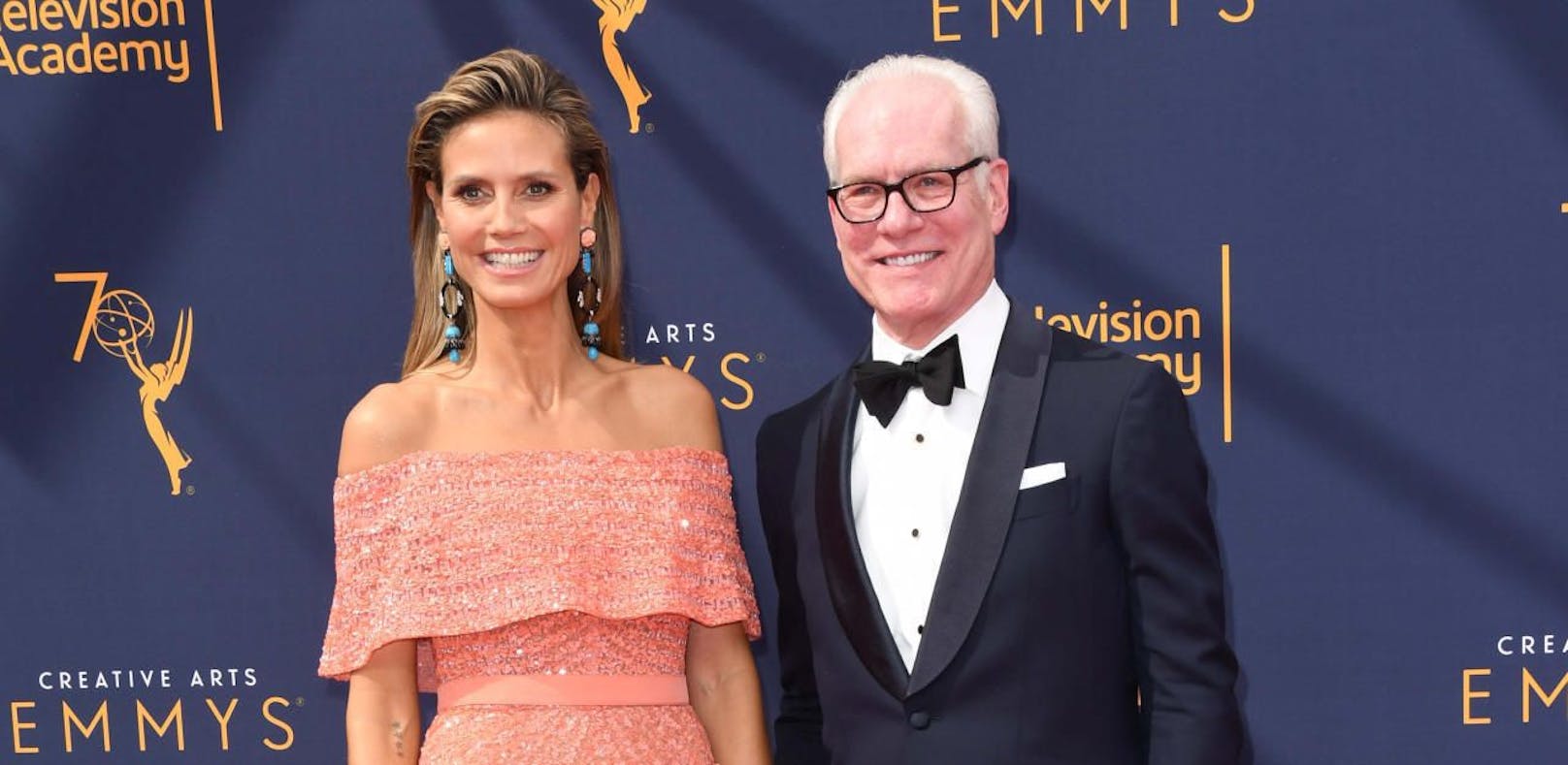 Heidi Klum und Tim Gunn bei den Creative Arts Emmy Awards am 9. September 2018