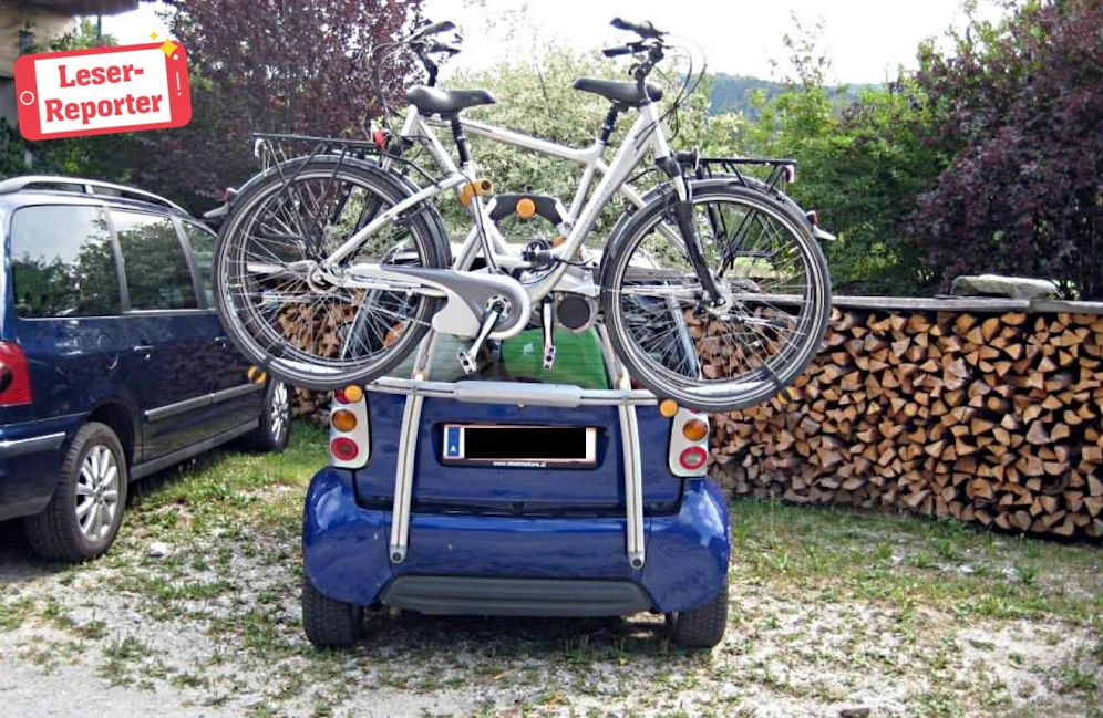 Auch so kann man mit einem Smart verreisen!