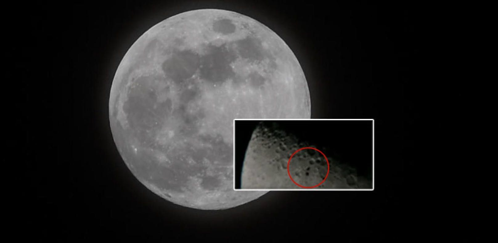 Mann filmt mysteriöse Objekte auf dem Mond