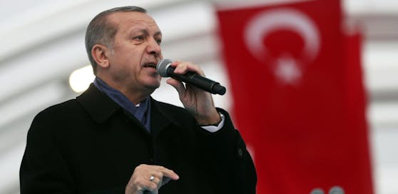 Recep Tayyip Erdogan - hier bei einem Auftritt am 20.12.2016. 