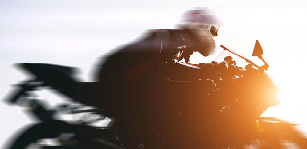 Die Polizei blitzte den Biker. 