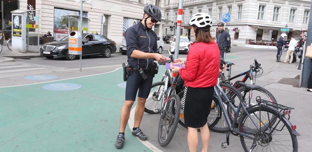 Mehr Fahrradkontrollen am Ring.