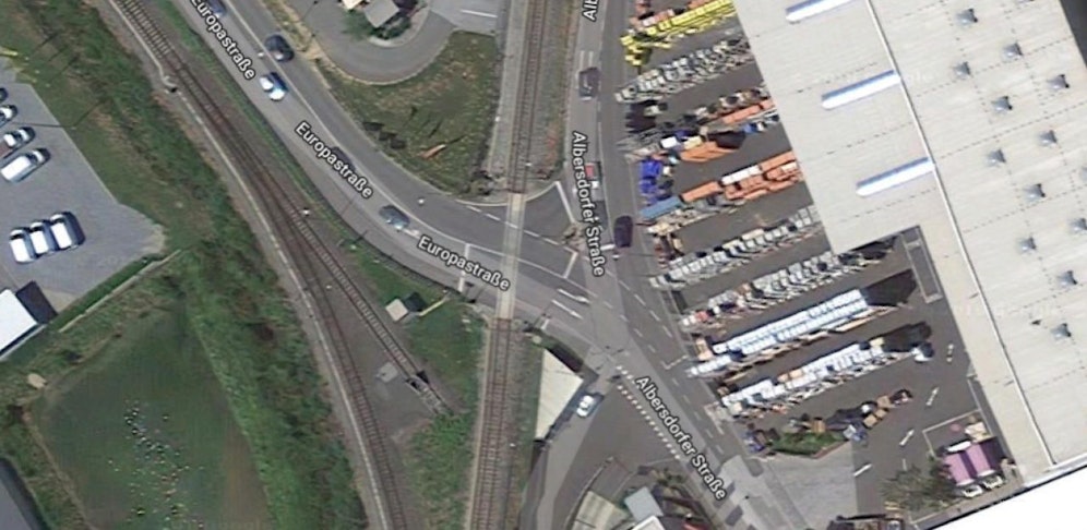 Der Unfall geschah im Kreuzungsbereich Albersdorfer Straße/Europastraße in Gleisdorf.