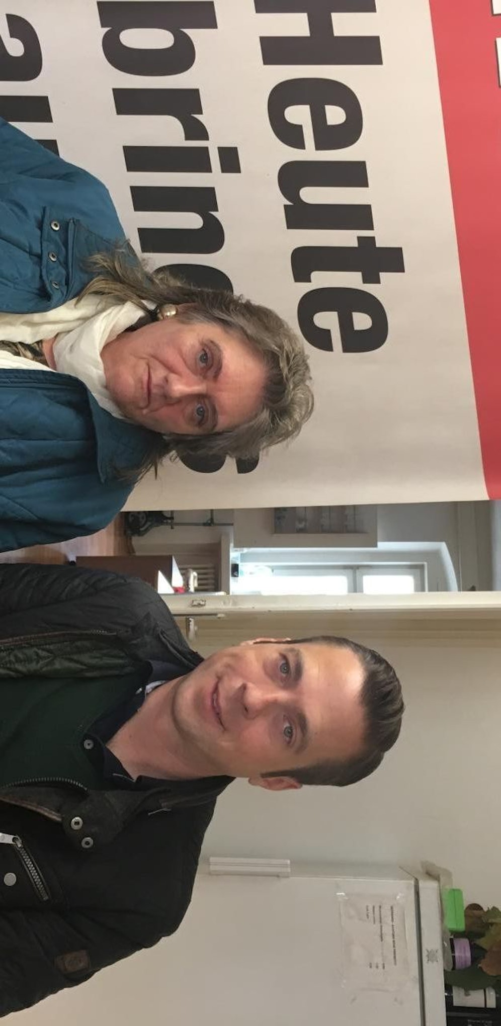 Patientin mit Klaus Otzelberger