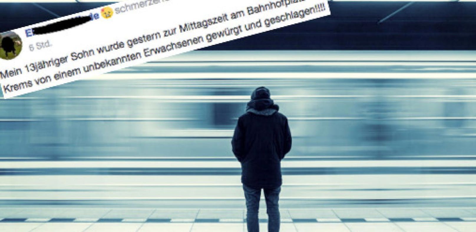 Vorfall in Krems: Ein Teenager wurde beim Bahnhof tätlich angegriffen.