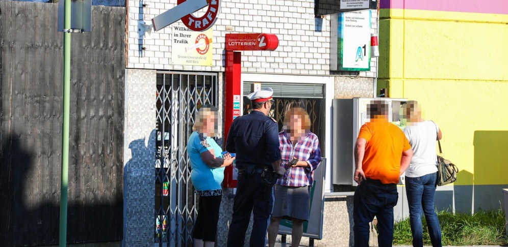 In Wels wurde eine Trafik überfallen.