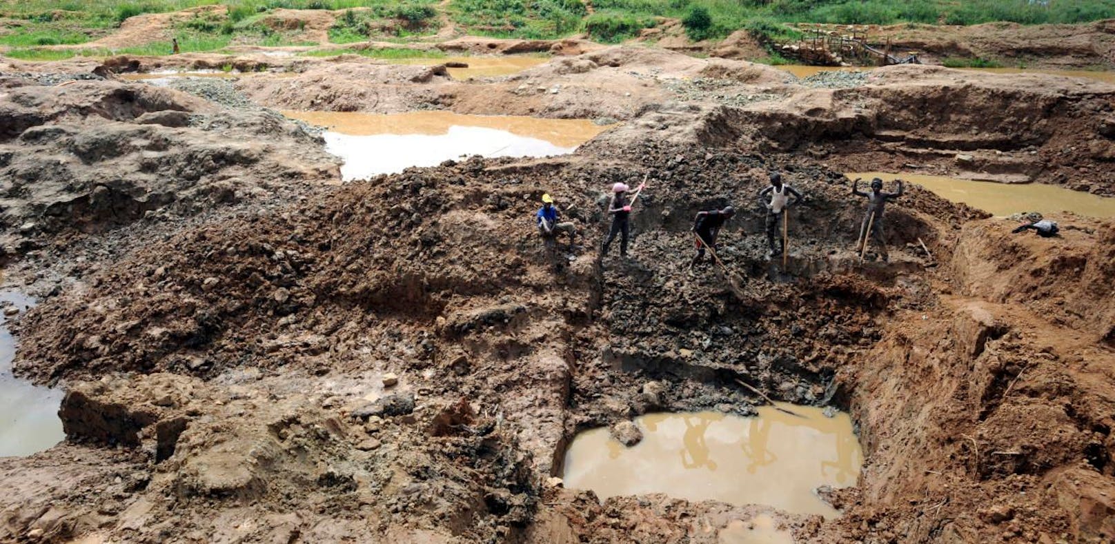 6 Bergarbeiter ersticken im Kongo in Goldmine