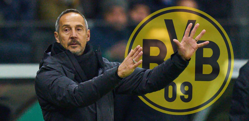 Adi Hütter trifft mit Frankfurt auf Dortmund.