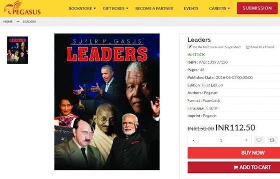 &quot;Great Leaders&quot; heißt das Buch, das Adolf Hitler in eine Reihe mit Mahatma Ghandi und Nelson Mandela stellt.