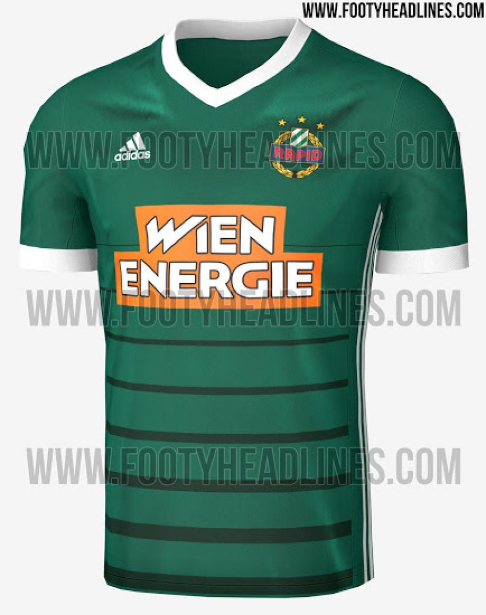 So sieht das Rapid-Trikot für die kommende Saison aus.