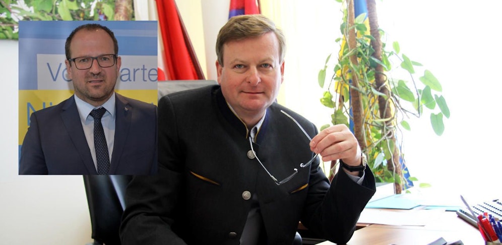 "Rotzen und laut Schreien": Kopftuchstreit zwischen Bernhard Ebner (VP, li.) und Gottfried Waldhäusl (FP).