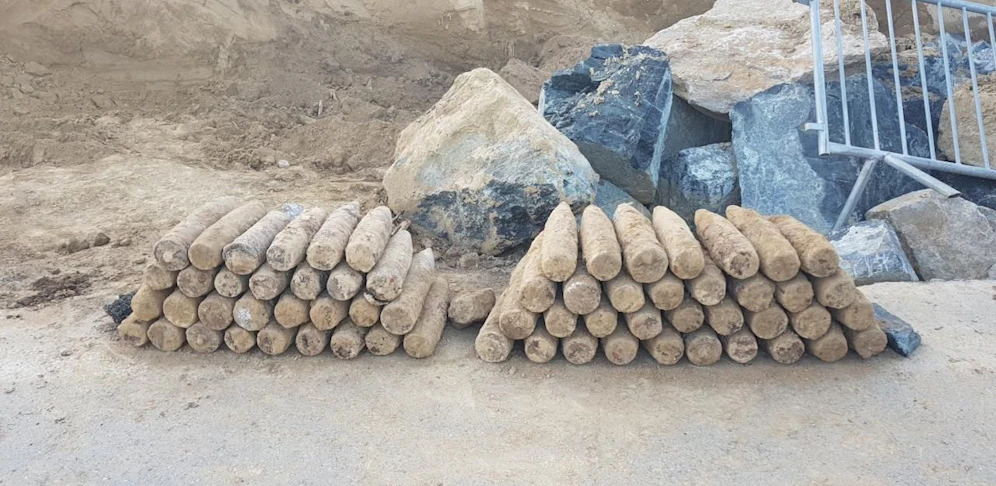 67 Spreng- bzw. Hohlladungsgranaten wurden vom Entminungsdienst abtransportiert.