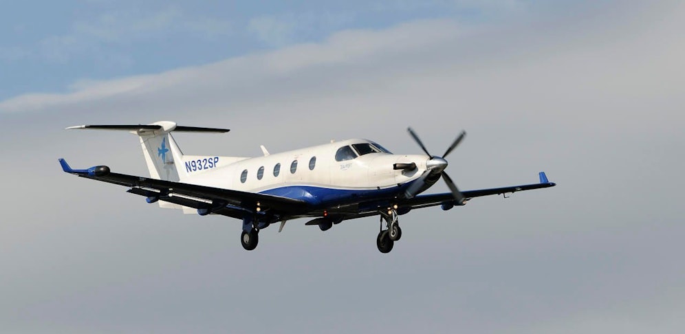 Eine "PC-12" des Schweizer Flugzeugbauers Pilatus Aircraft ist mit zwölf Menschen an Bord in South Dakota abgestürzt (Symbolbild). 