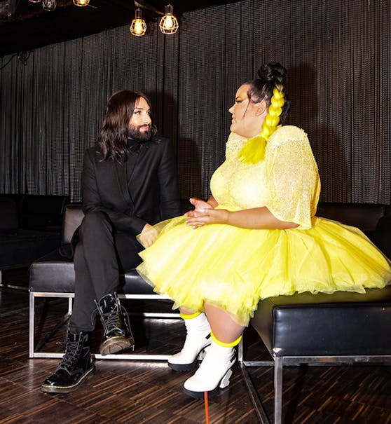 Conchita und Netta im Gespräch