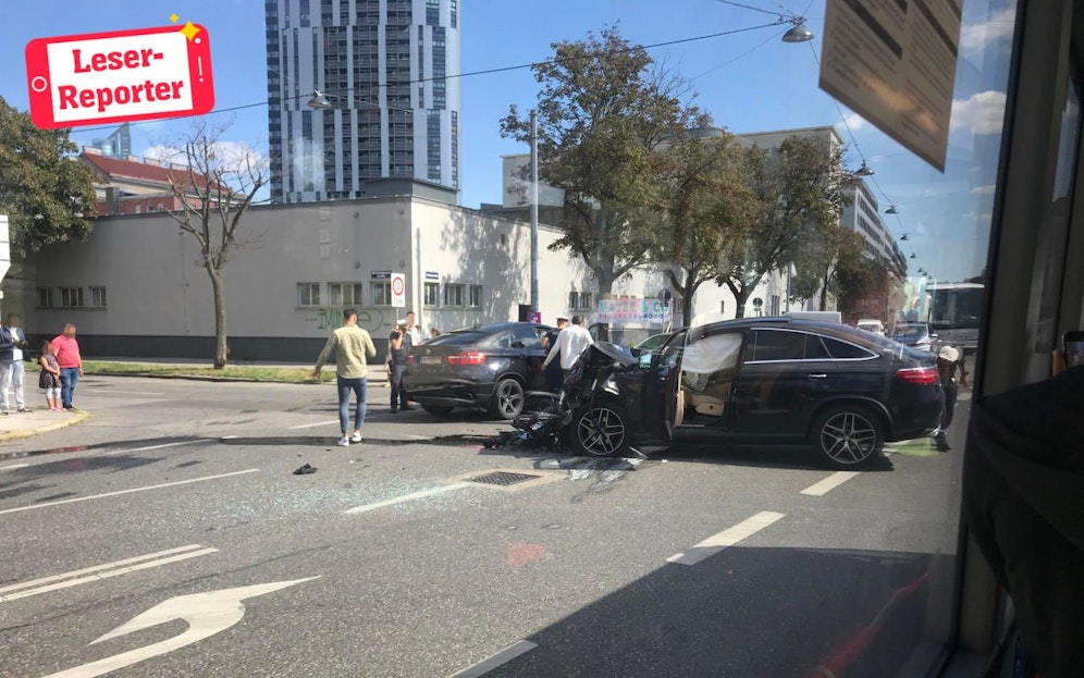 Schlimmer Unfall in Wien-Brigittenau