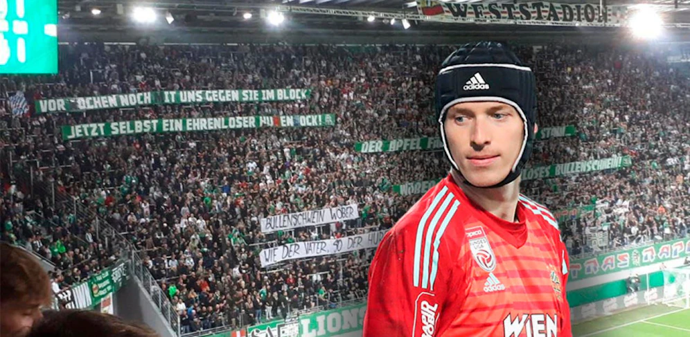 Richard Strebinger verteidigt die Rapid-Fans. 