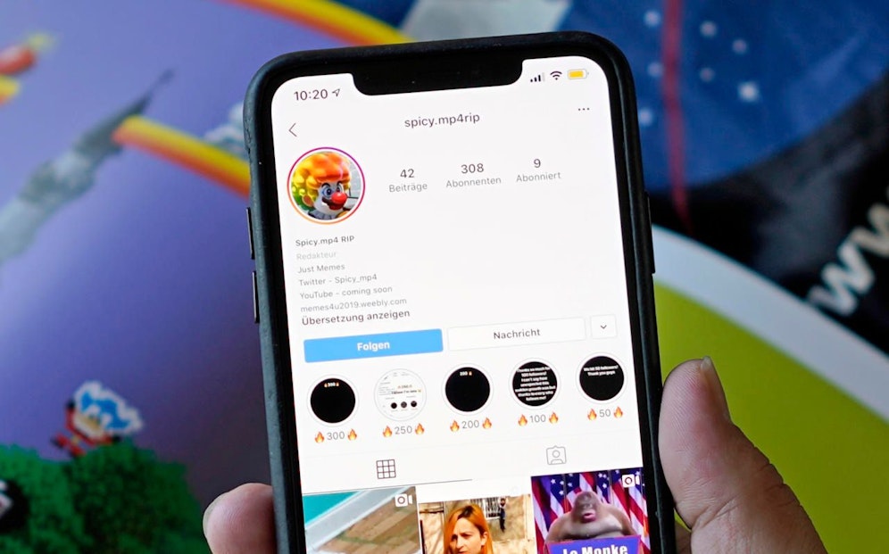 Seit der Löschung sind schon zahlreiche Kopien aufgetaucht. Hier zu sehen das Konto @spicy.mp4rip.