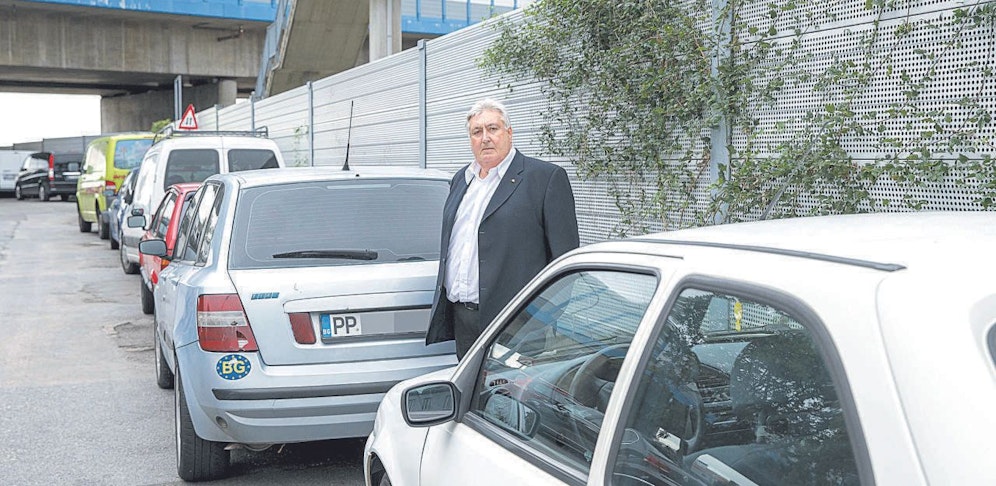 Bezirkschef Stadler mit "Fremdparker"